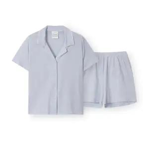 [오르시떼](의정부점)여성 F046 멜리블루 반소매 상하