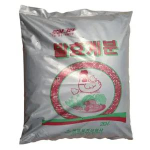 발효계분 (20L)/혼합/거름/분갈이흙/배양토/퇴비/텃밭/웃거름/식물거름/원예용/정원/밑거름/화단/발효수피