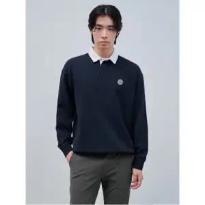 [빈폴멘] 솔리드 럭비 티셔츠 - 네이비 (BC4841C03R)