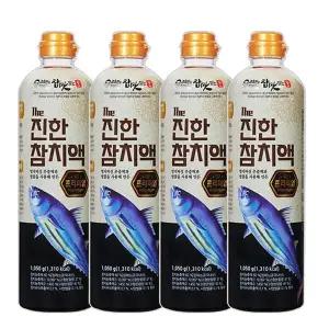 김하진의 더진한 참치액 프리미엄 오리지널 1050g 4병