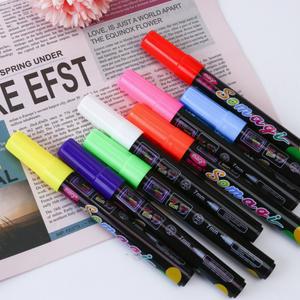 8색 컬러 마커펜 마카펜 윈도우마카 유리 아크릴 블랙보드 카페 메뉴판 매장 데코펜