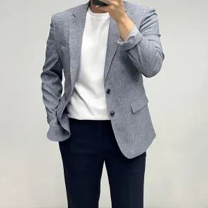 [바쏘옴므]25S/S 초경량 쿨맥스 블루 스판 여름 자켓 Z2KJ73BU