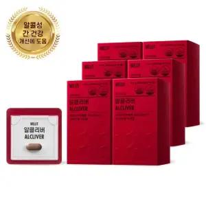 알클리버 알콜성 간건강 개선 새싹보리추출물 14정 6box