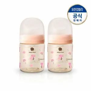 [그린핑거]베베그로우 PPSU 무궁화 젖병 트윈팩 160ml(노꼭지)