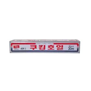 삼아삭스 쿠킹호일 30cm x 30M 16마이크로 1박스 30개 두꺼운 알류미늄 고기 감자 고구마 바베큐 식당
