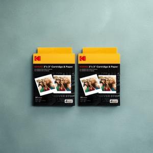 코닥 카트리지 미니3 미니샷3 전용 3인치 카트리지 60매 2개