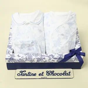 [롯데백화점]타티네쇼콜라 트왈드배냇저고리+썸머내의(임신출산선물세트)TNORAG182B-104