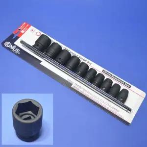 지니어스 임팩소켓세트 CM-410M 12.7mmx10종 2007900 소켓렌치 소켓세트 복스알 에어임팩용소켓