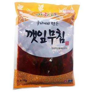 한영식품 한영 이웃사촌 국내에서 만든 깻잎 무침 1Kg 10개 양념 이강산닷컴