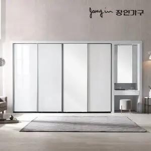 [장인가구]드홈 글로우 슬라이딩 미러파우더 붙박이장 5CM