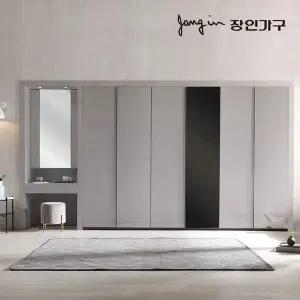 [장인가구] 드홈 글로우 여닫이 미러 파우더 붙박이장 30CM