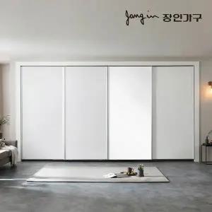 [장인가구] 드홈 글로우 슬라이딩 미러도어 붙박이장 5CM