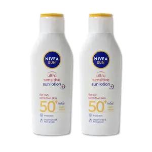 니베아 선 울트라 센서티브 로션 200ml x 2개 28년3월18일까지 선크림 선스틱