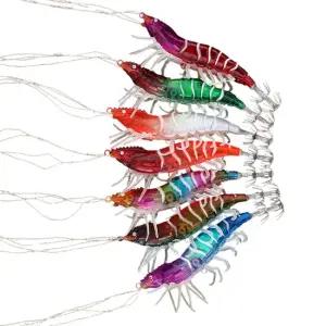 쿠미 줄초상 리얼 쉬림프에기 새우에기 UV케이무라 10개 세트 갑오징어 쭈꾸미 한치