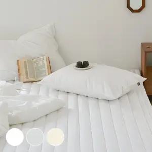 로라 고밀도 60수 바이오워싱 고정밴드 침대패드 3컬러 SS/Q