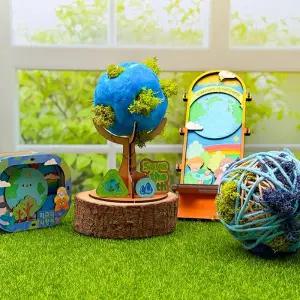 [레드포인트]점토로 푸른지구 동상 만들기 - 1인세트