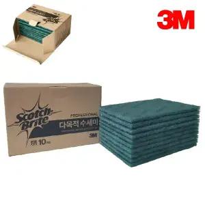 3M 스카치브라이트 96 다목적수세미 10개입 Bulk (no.279)