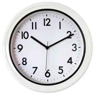방수 벽시계 33cm 화이트 방진 수영장 벽걸이시계 인테리어 시게 사무실 욕실 화장실 목욕탕 사우나 찜질방 풀장 학교 주방 급식실 식당 사무실 개업 집들이선물