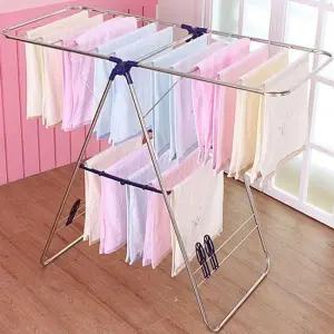 DY 건조대 Y형 건조대 C 빨래건조대 대형 접이식 스텐/세탁건조대/스탠드형/빨래/세탁/의류/베란다/가정용