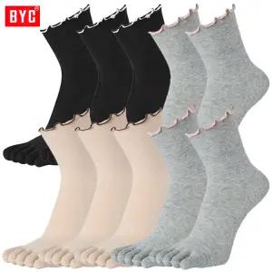 BYC발목주름패션발가락여자양말10켤레 SWS1108