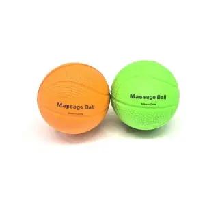 손가락 재활 운동용 마사지볼 재활공 악력볼 소프트볼 주황1개+연두1개