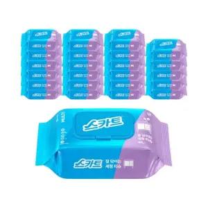 잘닦이는 세정티슈 80매 X 24개 03244