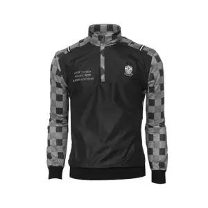 그렌에코 남자 봄 가을 골프웨어 골프 반집업 긴팔 티셔츠 블랙