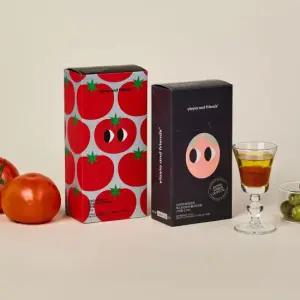 올토샷세트 토마토즙 스틱4+올리브오일4+샷잔1