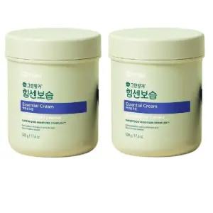 [그린핑거] 그린핑거 힘센보습 에센셜 크림 500gx2 올리브 코코넛 시어버터