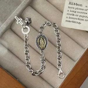 과달루페성모상팔찌 은 가톨릭 천주교성물 묵주 팔찌