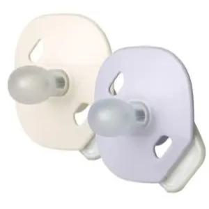 마더케이 유아용 실리콘 폴딩 쪽쪽이 2종 세트(크림야광+블루베리야광)