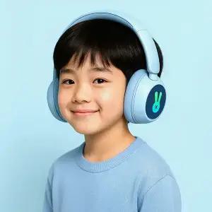 디알고 어린이안전 청력보호 LED 블루투스 유무선 키즈헤드폰 BH10CK
