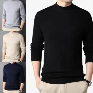 폴라 겨울 반목티 터틀넥 긴팔 스웨터 티셔츠/남성/환절기/목티/남자/보온/기본/무지/겨울티/스판