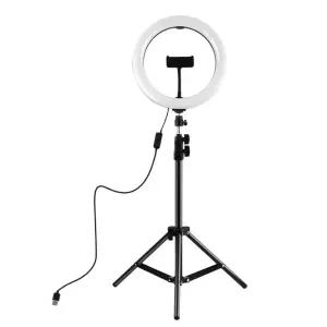 유튜브 영상촬영 LED 링조명 핸드폰 삼각대 스탠드조명 홈스튜디오