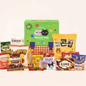 스낵24 어린이날 간식 가방 구디백 과자선물세트 14p