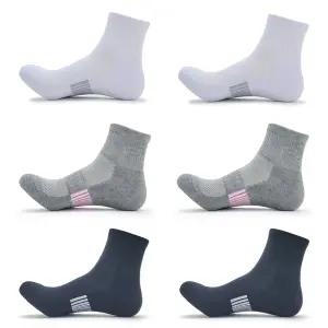 [6켤레] 여성용 뉴포인트 단목양말 / 스포츠양말 발바닥 두꺼운 쿠션 이중바닥 골프 등산 헬스 런닝 운동 국산