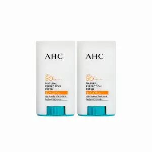 AHC 내추럴 퍼펙션 프레쉬 선스틱 17g (SPF 50+) 2개