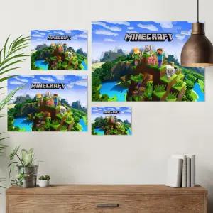 마인크래프트 펠트포스터 액자그림
