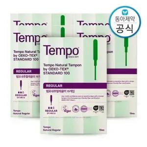 템포 탐폰 유기농 순면 체내형생리대 내추럴 80p