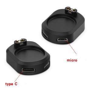 갤럭시워치 케이스1PCS 2 in 1 Protable 충전기 Garmin Fenix 8 7 7S 7X Forerunner 265 전원 어댑터 용