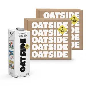 오트사이드 귀리음료 담백한맛 온가족간식 바리스타 블렌드 1L 12개