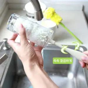 하우스앤데코 나노 컵수세미 젖병솔 텀블러브러쉬/체험/교실/방과후/수업/요리/어린이집/유치원/학교/부엌