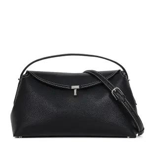 토템 26SS 블랙 T-LOCK 페블 그레인 탑 핸들백 234 WLGBG427 LE0030 001