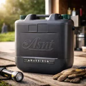 탕게 Anst 폴리탱크 캠핑 등유통 기름통 블랙 20L 고신 급유기 호환