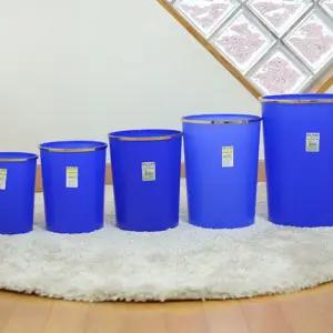 칼라테휴지통 3호/사무실/쓰레기통/휴지통/학교/10L/오픈/소형/국민/예쁜/주방/원형/가정용/책상/다용도통