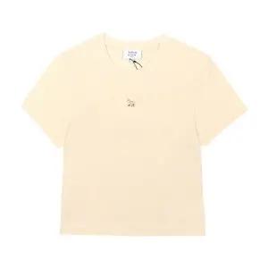 [메종키츠네] MW00105KJ0008 0134 베이비 폭스 패치 크롭 여성 반팔티