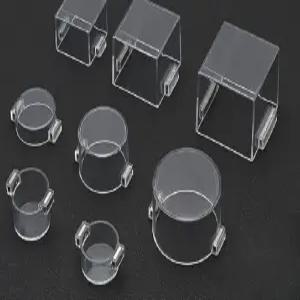 비상정지 스위치 캡 사각 버튼 커버 원형 투명 1 보호