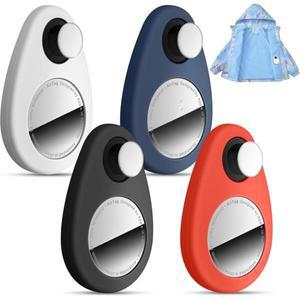 어린이용 Airtag 홀더 숨겨진 1팩 케이스, 핀이 있는 제거 방지 실리콘 노인, 애완동물, 배낭, 수하물용