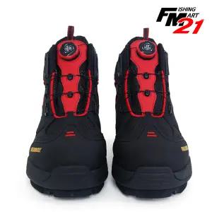 락크웰 선상 갯바위 3D컷 탈부착 핀펠트 낚시화 레드