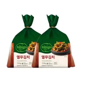 [비비고](의정부점)CJ 비비고 열무김치 1.5kg X 2 개